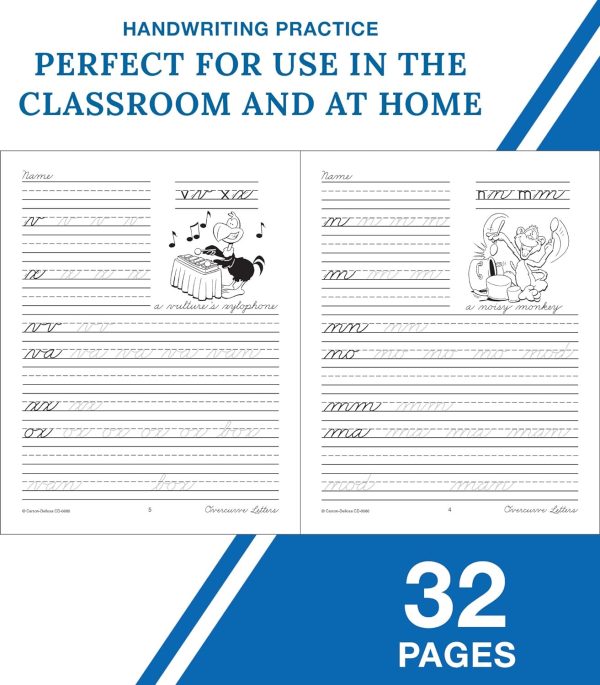 Carson Dellosa Beginning Cursive Handwriting Workbook for Kids Ages 7+, Letters, Numbers, and Sight Words Handwriting Practice, Grades 2-5 Cursive Handwriting Workbook, (Traditional Handwriting) Carson Dellosa Education 0884270715495: : Books - Image 4